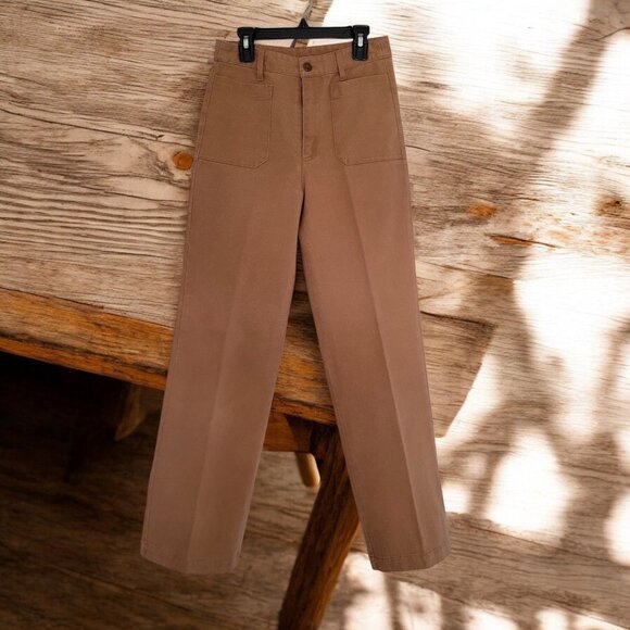 Gentle Fawn Women's Fulton Brown High-Waisted Pants Size 2 - Picture 3 of 10